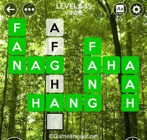 Wordscapes Level 645 Answers.